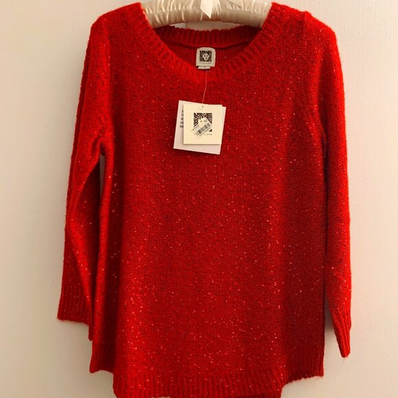 NWT - Anne Klein Sequin Sweater - Picture 1 of 6